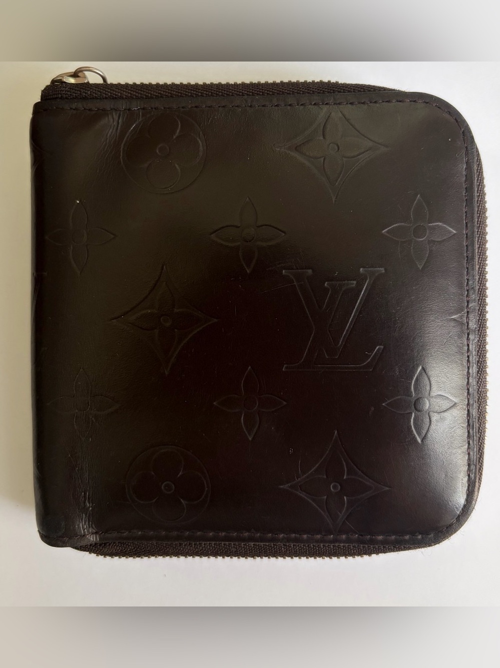 Louis Vuitton Wallet Porte Monnaie Zip Monogram Glace